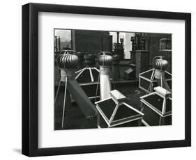 Air Vents On Rooftop, New York, 1946-Brett Weston-Framed Photographic Print