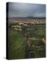 Air View of the Town by Drone-Guido Cozzi-Stretched Canvas