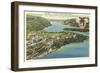 Air View, U.S. Military Academy, West Point, New York-null-Framed Art Print