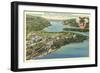 Air View, U.S. Military Academy, West Point, New York-null-Framed Art Print