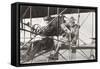 Air Warfare During World War One, Aeroplane for Raiding the Enemy, from the Year 1914 Illustrated-null-Framed Stretched Canvas