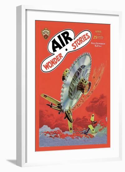 Air Wonder Stories-null-Framed Art Print