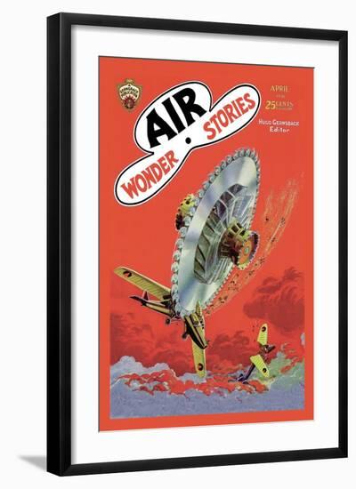 Air Wonder Stories-null-Framed Art Print