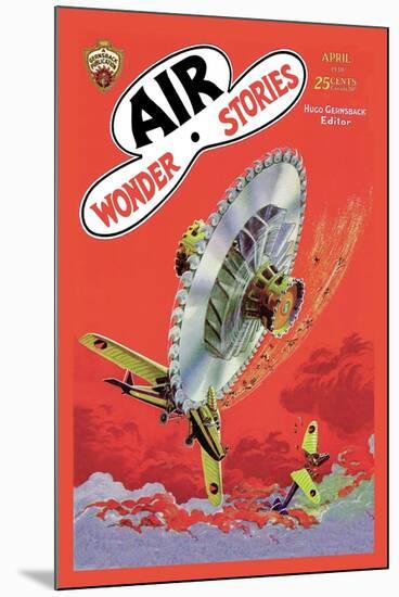 Air Wonder Stories-null-Mounted Art Print