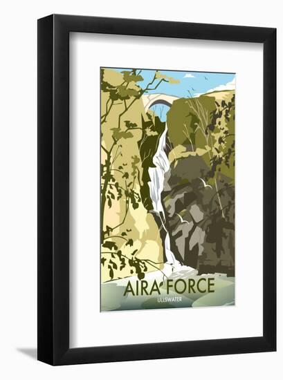 Aira Force, Lake District - Dave Thompson Contemporary Travel Print-Dave Thompson-Framed Giclee Print