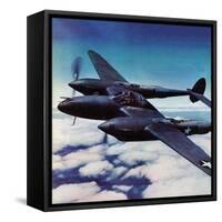 "Airborne Bomber," August 29, 1942-Ivan Dmitri-Framed Stretched Canvas