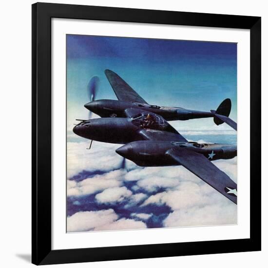 "Airborne Bomber," August 29, 1942-Ivan Dmitri-Framed Giclee Print