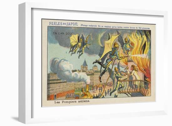 Airborne Firefighters in the Year 2000-null-Framed Giclee Print