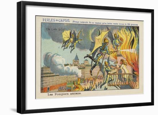 Airborne Firefighters in the Year 2000-null-Framed Giclee Print