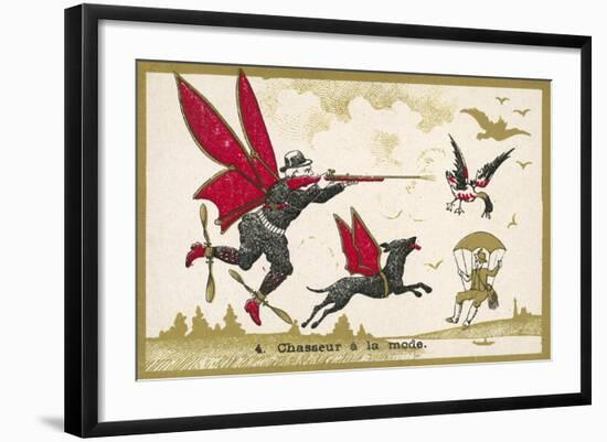 Airborne Hunter-null-Framed Giclee Print