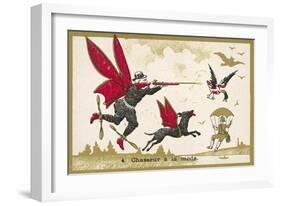 Airborne Hunter-null-Framed Giclee Print