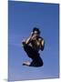Airborne Martial Artist-null-Mounted Photographic Print