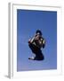 Airborne Martial Artist-null-Framed Photographic Print