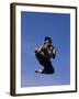 Airborne Martial Artist-null-Framed Photographic Print