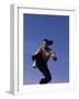 Airborne Martial Artist-null-Framed Photographic Print