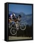 Airborne Mountain Bikes-null-Framed Stretched Canvas