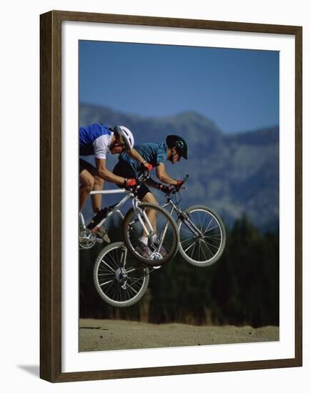 Airborne Mountain Bikes-null-Framed Premium Photographic Print