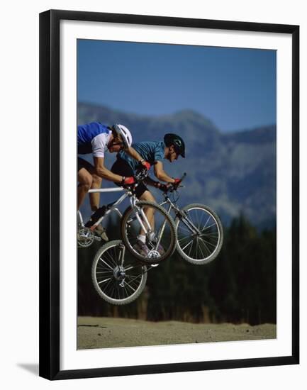 Airborne Mountain Bikes-null-Framed Premium Photographic Print