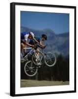 Airborne Mountain Bikes-null-Framed Premium Photographic Print