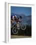 Airborne Mountain Bikes-null-Framed Photographic Print