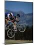 Airborne Mountain Bikes-null-Mounted Photographic Print