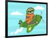 Airborne Sloth-Nancy Lee-Framed Premium Giclee Print