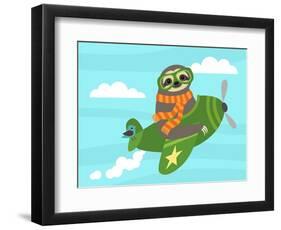 Airborne Sloth-Nancy Lee-Framed Art Print