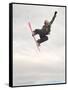 Airborne Snowboarder-null-Framed Stretched Canvas