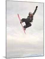 Airborne Snowboarder-null-Mounted Premium Photographic Print