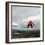 Airborne Snowboarder-null-Framed Premium Photographic Print