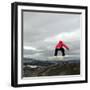 Airborne Snowboarder-null-Framed Premium Photographic Print