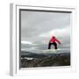 Airborne Snowboarder-null-Framed Premium Photographic Print