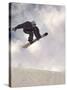 Airborne Snowboarder-null-Stretched Canvas