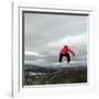 Airborne Snowboarder-null-Framed Photographic Print