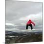 Airborne Snowboarder-null-Mounted Photographic Print