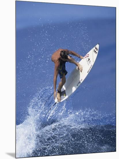 Airborne Surfer-null-Mounted Photographic Print