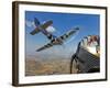 Airborne with the Horsemen Aerobatic Flight Team-Stocktrek Images-Framed Photographic Print