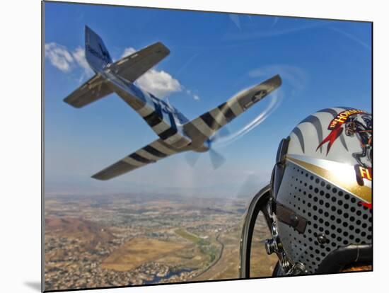 Airborne with the Horsemen Aerobatic Flight Team-Stocktrek Images-Mounted Photographic Print