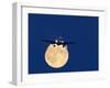 Airbus 330 Passing In Front of the Moon-David Nunuk-Framed Photographic Print