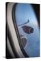 Airbus A340 Aircraft, View Out of the Window with Engine and Wing-Jon Arnold-Stretched Canvas