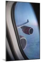 Airbus A340 Aircraft, View Out of the Window with Engine and Wing-Jon Arnold-Mounted Photographic Print