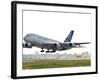 Airbus A380, the World's Largest Passenger Plane, Takes Off Successfully on its Maiden Flight-null-Framed Photographic Print