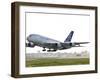 Airbus A380, the World's Largest Passenger Plane, Takes Off Successfully on its Maiden Flight-null-Framed Photographic Print