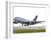 Airbus A380, the World's Largest Passenger Plane, Takes Off Successfully on its Maiden Flight-null-Framed Photographic Print