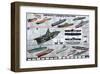 Aircraft Carrier Evolution-null-Framed Art Print