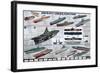 Aircraft Carrier Evolution-null-Framed Art Print