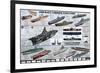 Aircraft Carrier Evolution-null-Framed Art Print