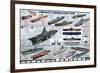 Aircraft Carrier Evolution-null-Framed Art Print