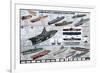 Aircraft Carrier Evolution-null-Framed Art Print