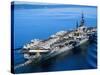 Aircraft Carrier in Calm Water-Stocktrek Images-Stretched Canvas